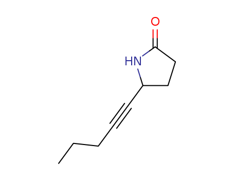 2-PYRROLIDIN-1-YLNE,5-(1-PENTYNYL)-