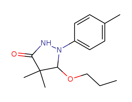 3-Pyrazolidinone,4,4-dimethyl-1-(4-methylphenyl)-5-propoxy- cas  1221-34-7
