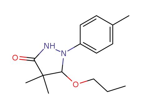 4,4-Dimethyl-1-(4-methylphenyl)-5-propoxypyrazolidin-3-one
