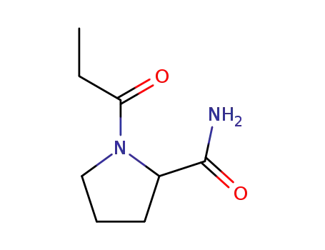 2-피롤리딘카르복스아미드,1-(1-옥소프로필)-(9CI)