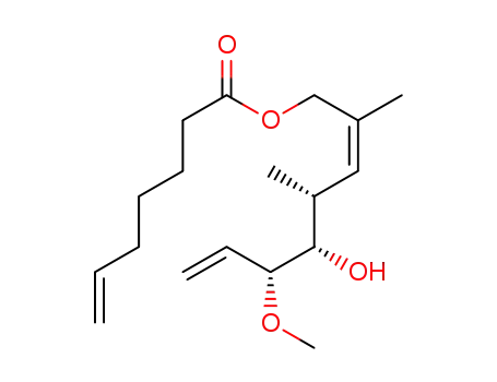 (4R,5S,6R,Z)-5-hydroxy-6-methoxy-2,4-dimethylocta-2,7-dienyl hept-6-enoate