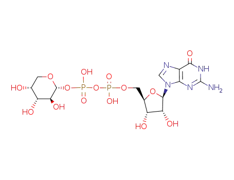 Molecular Structure of 130272-39-8 (guanidine diphosphate-arabinopyranose)