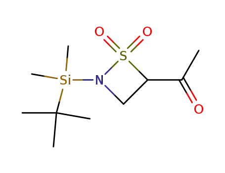 4-Acetyl-2-(tert-butyldimethylsilyl)-1,2-thiazetidine 1,1-dioxide
