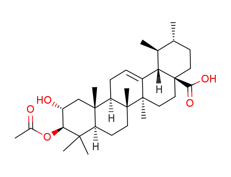 Molecular Structure of 700370-58-7 (3-O-Acetylcorosolic acid)