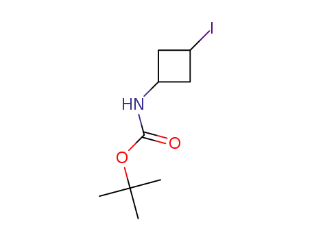 Molecular Structure of 1389264-12-3 (cis-tert-Butyl 3-iodocyclobutylcarbaMate)
