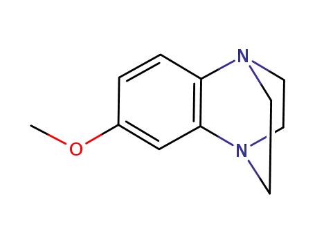 Molecular Structure of 122077-86-5 (1,4-Ethanoquinoxaline,2,3-dihydro-6-methoxy-(9CI))