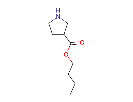 Molecular Structure of 122079-54-3 (N-BUTYL PYRROLIDINE-3-CARBOXYLATE)