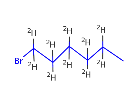 Molecular Structure of 2159-03-7 (1,1,2,2,3,3,4,4,5,5-Decadeutero-hexylbromid)