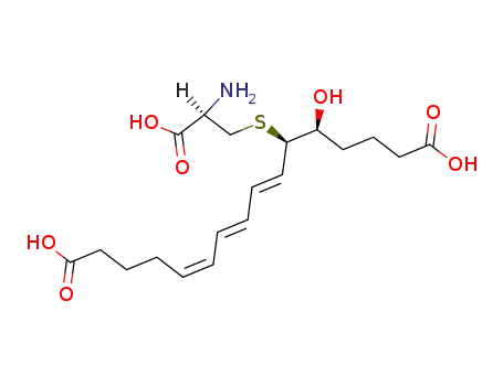 Molecular Structure of 122069-63-0 (16-carboxytetranordihyroleukotriene E4)