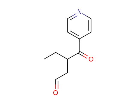 3-ethyl-4-oxo-4-pyridin-4-yl-butyraldehyde