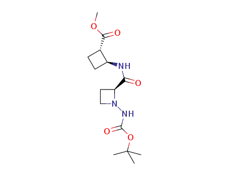 (1S,2S)-methyl 2-((S)-1-(t-butyloxycarbonylamino)azetidine-2-carboxamido)cyclobutane carboxylate