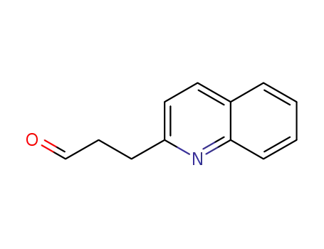 Molecular Structure of 1221280-87-0 (3-(quinolin-2-yl)propanal)