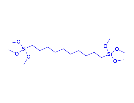 Molecular Structure of 122185-09-5 (1,10-BIS-TRIMETHOXYSILYLDECANE)