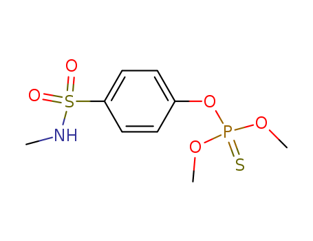 Thiophosphoric acid O,O-dimethyl O-[4-[(methylamino)sulfonyl]phenyl] ester