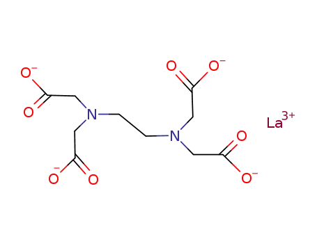 La(ethylenediaminetetraacetate)<sup>(1-)</sup>