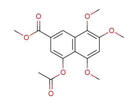methyl 4-acetoxy-5,7,8-trimethoxy-naphthalene-2-carboxylate