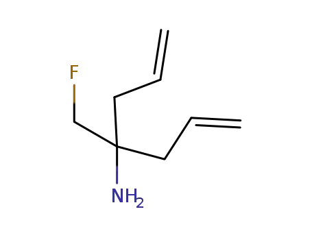 Molecular Structure of 1228552-19-9 ([1-Allyl-1-(fluoromethyl)but-3-en-1-yl]amine)