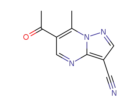 6-ACETYL-7-METHYLPYRAZOLO[1,5-A]피리미딘-3-카보니트릴