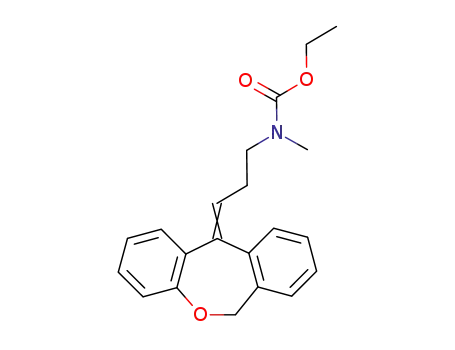 11-<3-(N-Methyl-N-ethoxycarbonylamino)-propyliden>-6,11-dihydro-dibenzo<b.e>oxepin