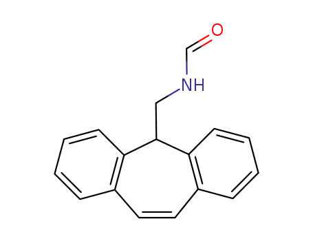 Molecular Structure of 13055-69-1 (N-(5H-dibenzo[a,d][7]annulen-5-ylmethyl)formamide)