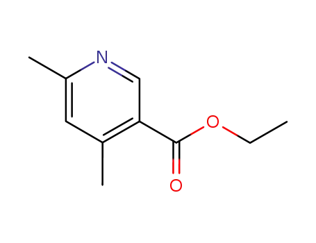 Molecular Structure of 46174-51-0 (4,6-Dimethylpyridine-3-carboxylic acid ethyl ester)