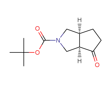 Molecular Structure of 130658-14-9 (4-OXO-HEXAHYDRO-CYCLOPENTA[C]PYRROLE-2-CARBOXYLIC ACID TERT-BUTYL ESTER)