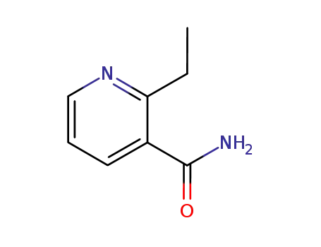 Molecular Structure of 122775-94-4 (3-Pyridinecarboxamide,2-ethyl-(9CI))