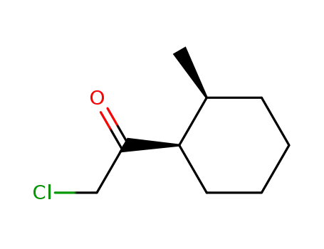 Ketone, chloromethyl 2-methylcyclohexyl, cis- (8CI)
