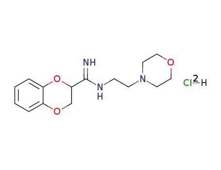 1,4-벤조디옥신-2-카르복시미드아미드, 2,3-디히드로-N-(2-(4-모폴리닐)에틸)-, 디히드로클로라이드