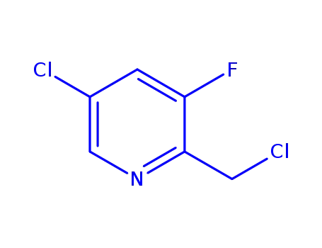 5- 클로로 -2- (클로로 메틸) -3- 플루오로 피리딘