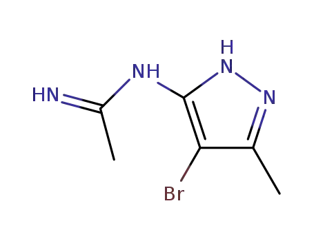 N-(4-브로모-5-메틸-2H-피라졸-3-일)-아세타미딘