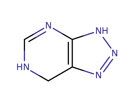 Molecular Structure of 13069-01-7 (1H-1,2,3-Triazolo[4,5-d]pyrimidine, 4,7-dihydro- (9CI))