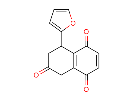 1,4,6(5H)-Naphthalenetrione,8-(2-furanyl)-7,8-dihydro-