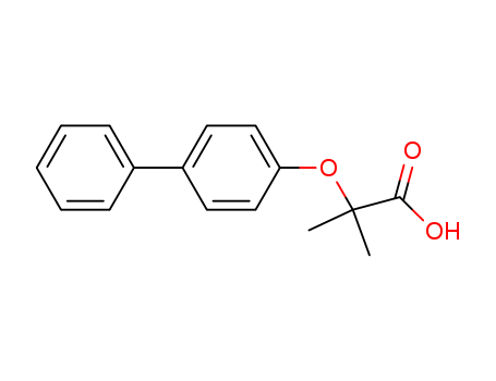 Propanoic acid,2-([1,1'-biphenyl]-4-yloxy)-2-methyl- cas  1222-74-8
