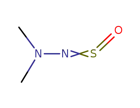 Molecular Structure of 13066-24-5 (1,1-dimethyl-2-sulfinylhydrazine)