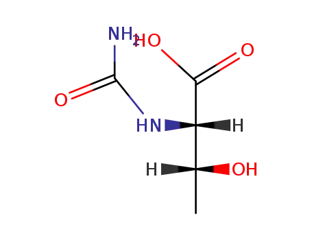 Molecular Structure of 24809-87-8 (<i>N</i>-carbamoyl-threonine)