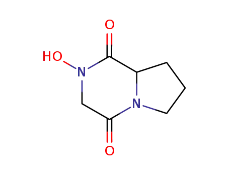 Pyrrolo[1,2-a]pyrazine-1,4-dione, hexahydro-2-hydroxy-, (S)- (9CI)