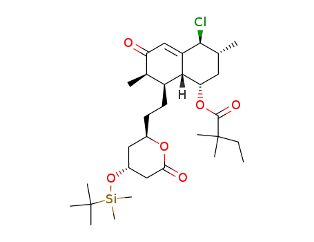4-tert-부틸디메틸실릴-5'-클로로-6'-옥소 SiMvastatin
