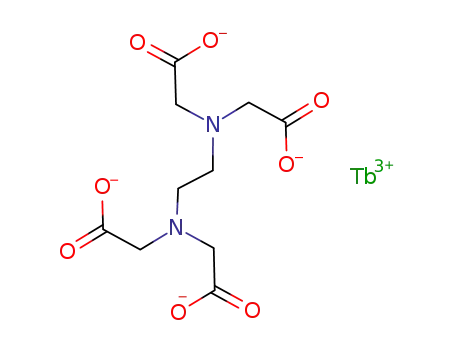 Molecular Structure of 15158-65-3 (Terbate(1-),[[N,N'-1,2-ethanediylbis[N-[(carboxy-kO)methyl]glycinato-kN,kO]](4-)]-, (OC-6-21)- (9CI))