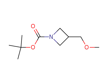 Molecular Structure of 942308-05-6 (TERT-BUTYL 3-(METHOXYMETHYL)AZETIDINE-1-CARBOXYLATE)