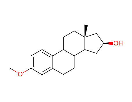 Molecular Structure of 74111-56-1 (3-methoxyestra-1,3,5(10)-trien-16-ol)