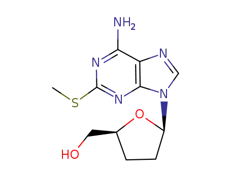 {(2S,5R)-5-[6-amino-2-(methylsulfanyl)-9H-purin-9-yl]tetrahydrofuran-2-yl}methanol