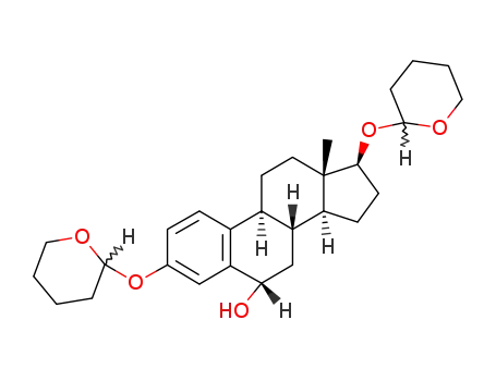 3,17β-bis(2-tetrahydropyranyloxy)estra-1,3,5-trien-6α-ol