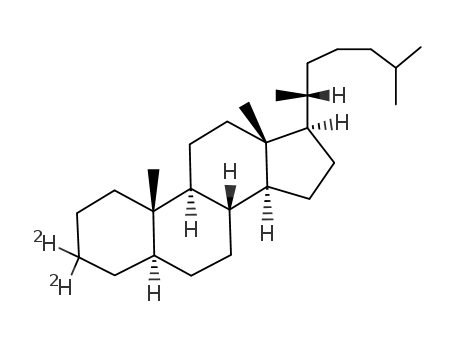 Molecular Structure of 122241-86-5 (CHOLESTANE-3,3-D2)