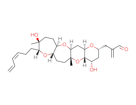 Molecular Structure of 122271-91-4 (hemibrevetoxin B)