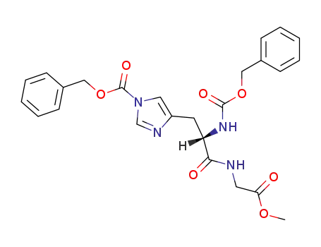 <i>N</i>-(1,<i>N</i><sup>α</sup>-bis-benzyloxycarbonyl-L-histidyl)-glycine-methyl ester