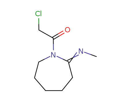 2H-아제핀-2-이민, 1-(클로로아세틸)헥사하이드로-N-메틸-(9CI)