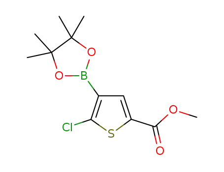 5-chloro-4-(4,4,5,5-tetramethyl-1,3,2-dioxaborolan-2-yl)thiophene-2-carboxylic acid methyl ester