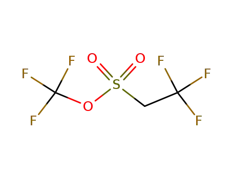 Molecular Structure of 2203-44-3 (Ethanesulfonic acid, 2,2,2-trifluoro-, trifluoromethyl ester)