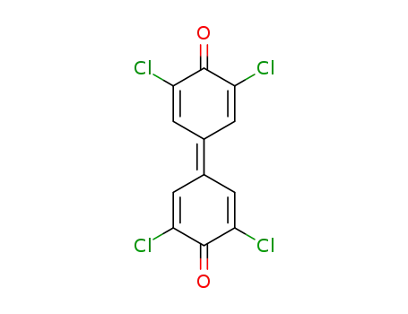 Molecular Structure of 27728-29-6 (3,3'5,5'-tetrachlorodiphenoquinone)